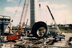 American Ref-Fuel Corporation Scrubber Section Being Picked