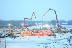 York Energy Center - (1) of (2) 2300yard Continuous Pours
